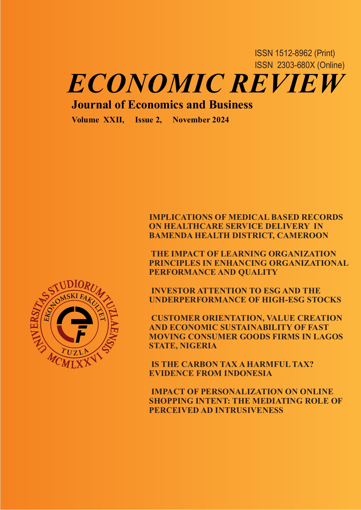 					View Vol. 22 No. 2 (2024)
				